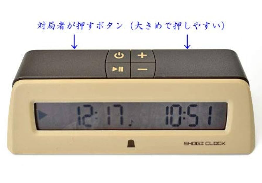Amazon.co.jp: 対局時計 ショウギクロック(デジタル式)と将碁屋
